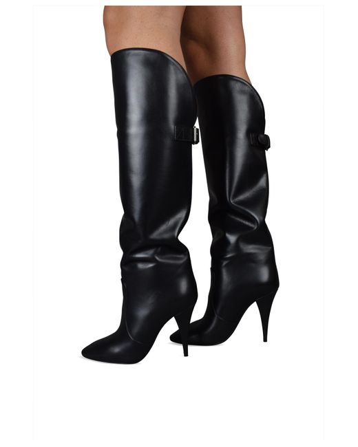 Saint Laurent Black Harper Boots
