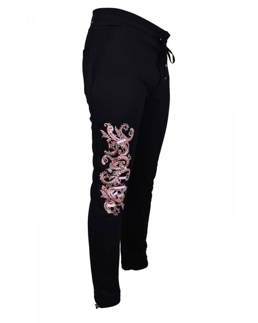 Amiri Blue Cotton Sweatpants With Graphic Branding