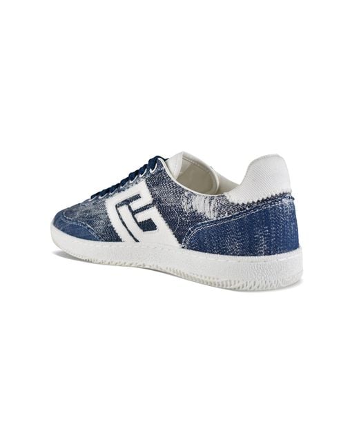 Balmain Blue Sneakers Swan for men
