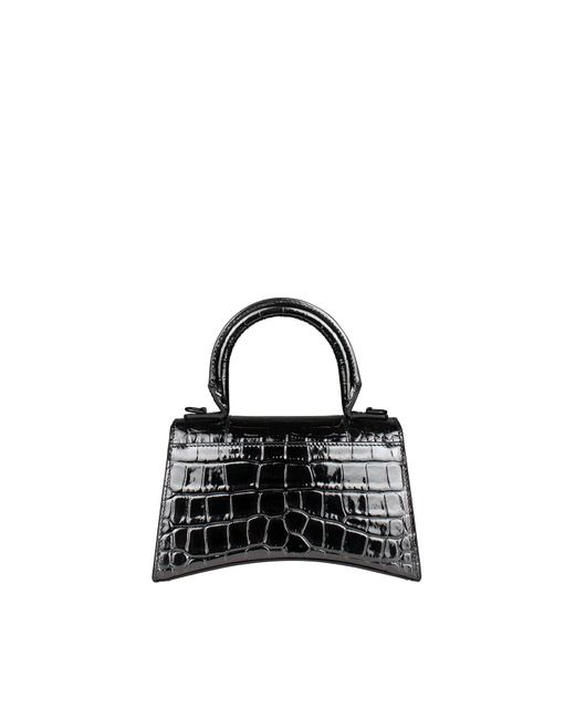 Balenciaga Black Hourglass Handbag