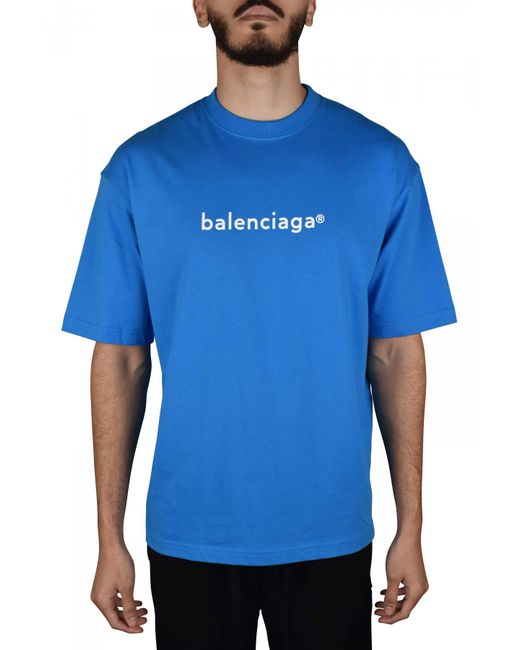 Camiseta Balenciaga de hombre de color Blue