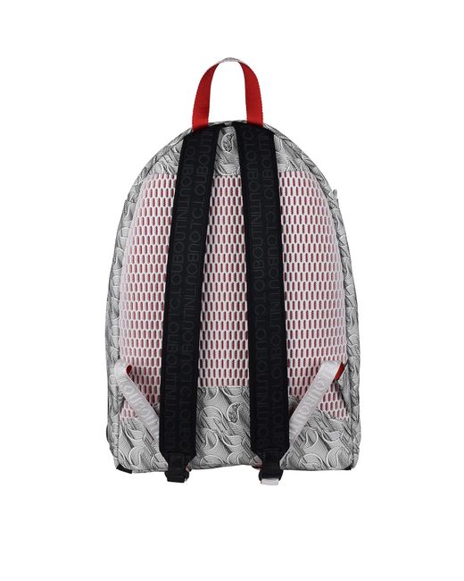 Christian Louboutin Gray Backparis Backpack for men