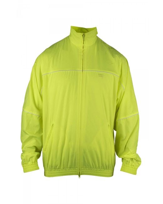 Balenciaga Green Neon Windbreaker Jacket
