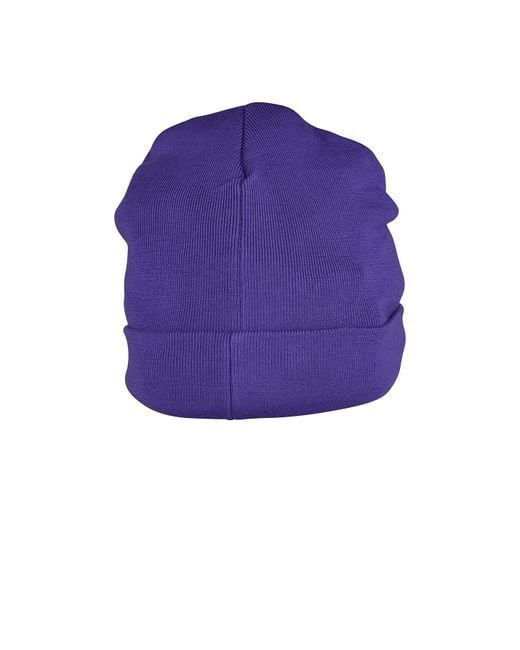 Palm Angels Purple Beanie for men