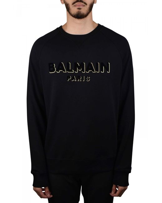 Sweatshirt Balmain pour homme en coloris Black