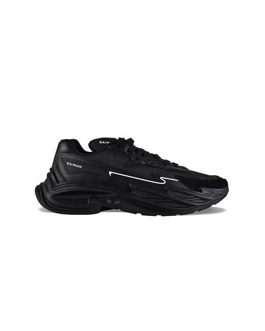 Balmain Sneakers Run row in Black für Herren