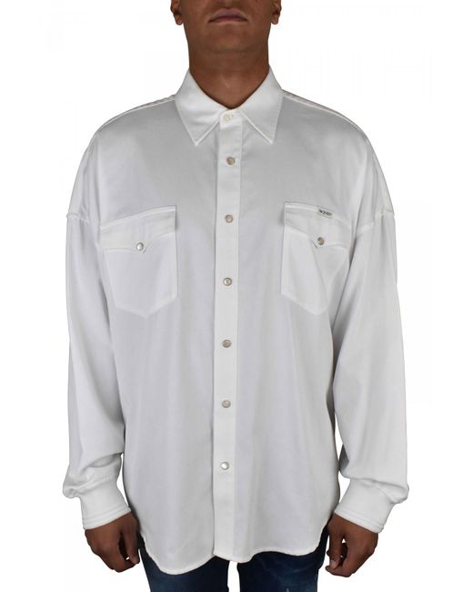 Camisa Alexander McQueen de hombre de color Gray