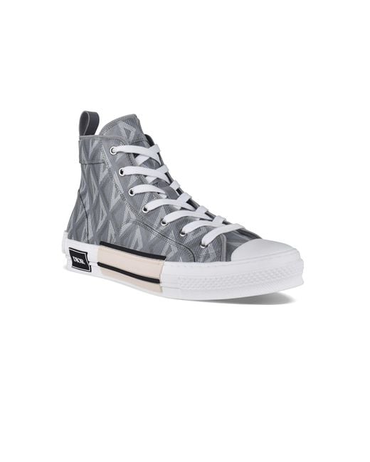 Dior Gray CD Diamond Canvas B23 High-Tops for men