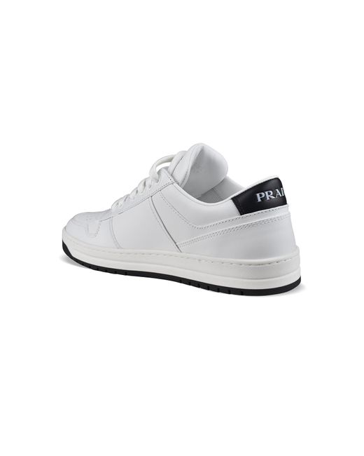 Prada White Downtown Sneakers for men