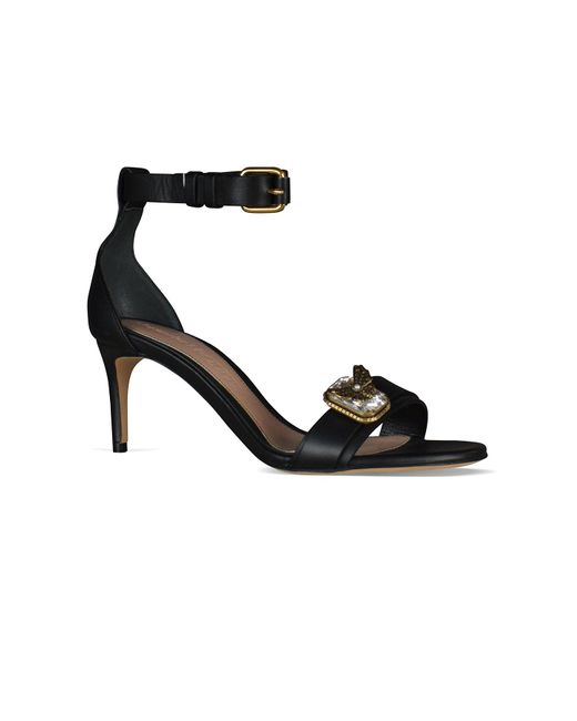 McQueen Black Sandals
