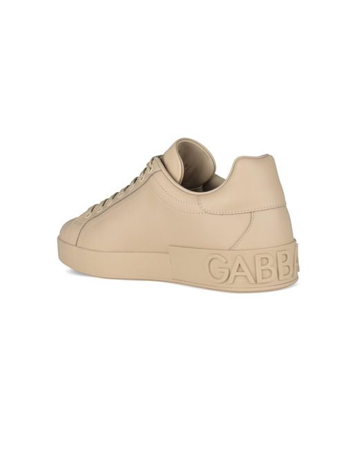 Dolce & Gabbana Natural Portofino Sneakers for men