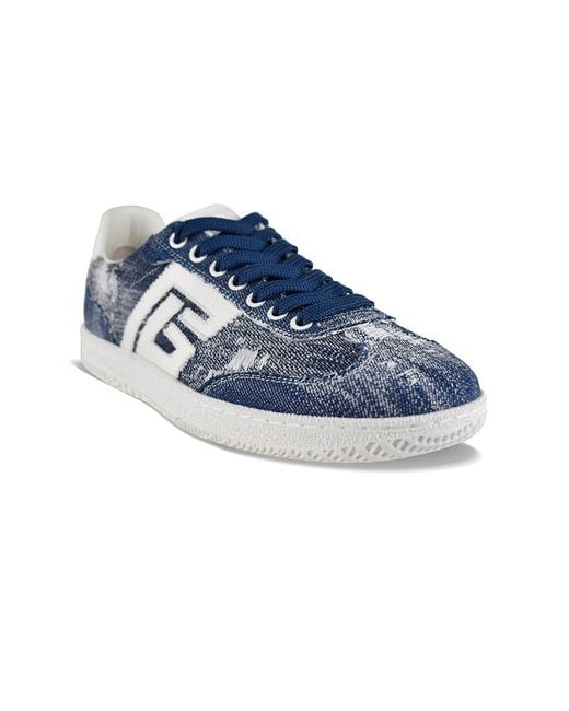 Balmain Blue Sneakers Swan for men