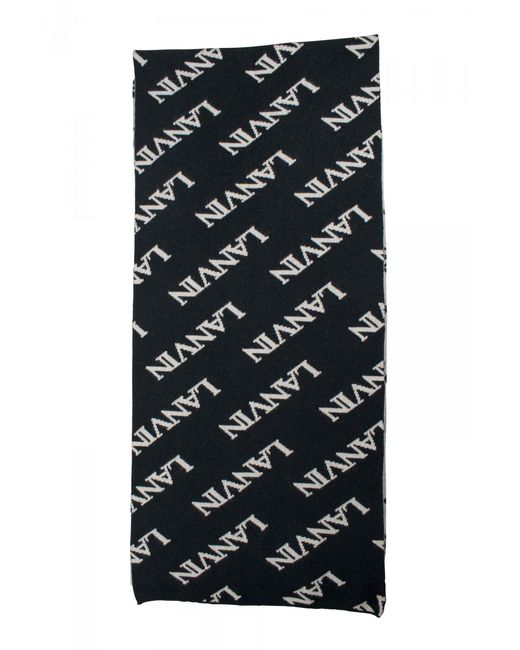 Bufanda Lanvin de hombre de color Black
