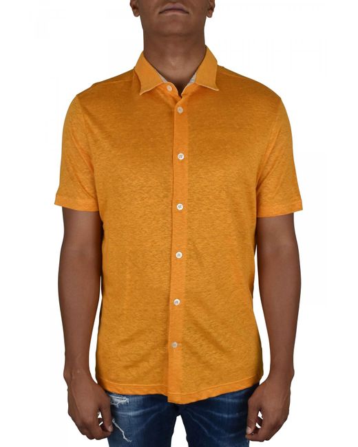 Camisa Loro Piana de hombre de color Orange