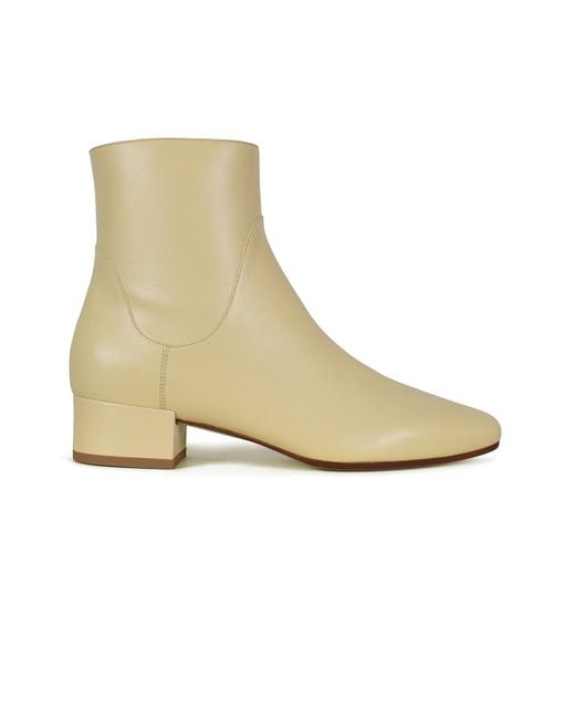 Francesco Russo Natural Leather Boots