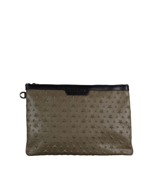 Jimmy Choo Brown Derek Clutch Bag for men