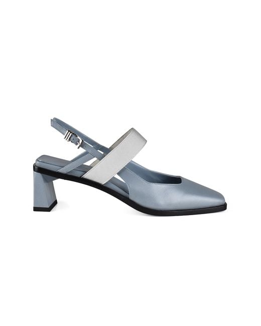 ANEST COLLECTIVE Blue Kidskin Sandals