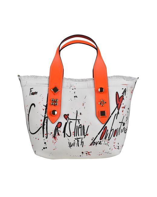 Christian Louboutin Frangibus Small Tote Bag in Red