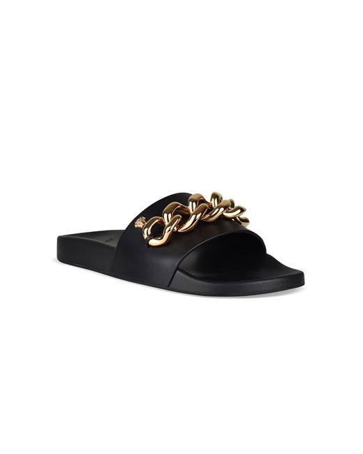 Claquettes Versace en coloris Black