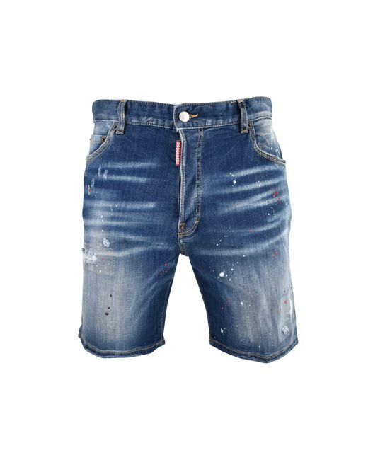 DSquared² Blue Marine Short for men