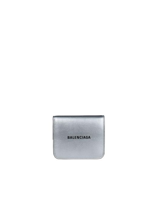 Balenciaga White Wallet Cash Mini