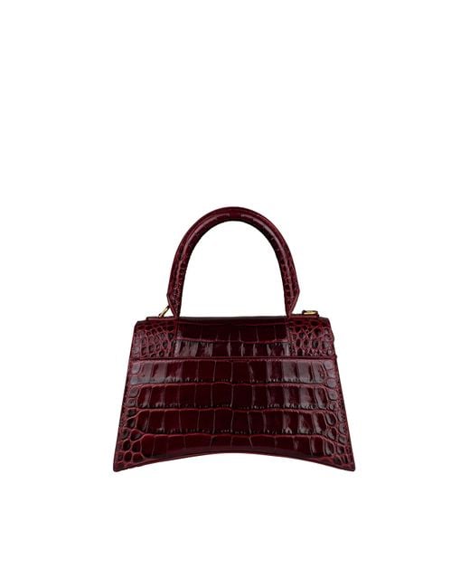 Balenciaga Red Hourglass Handbag