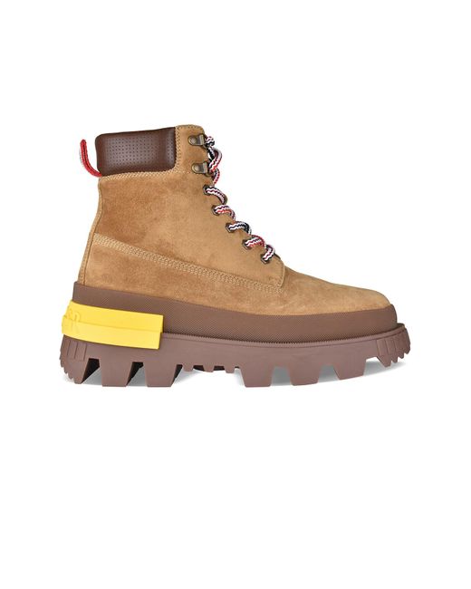 Moncler Brown Mon Corp Boots for men