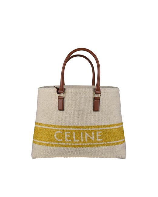 Céline White Tote Bag