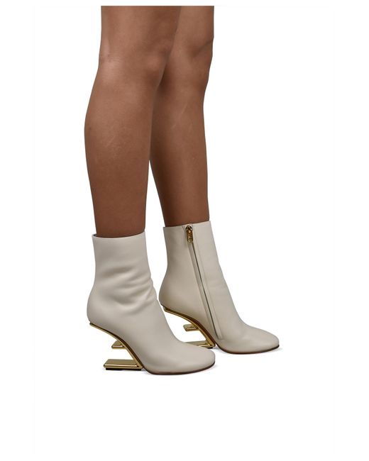 Fendi White Stiefeletten First