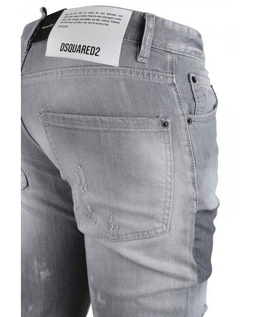 Men's Luxury Jeans - Cool Guy Black Dsquared2 Ripped Effect Jeans