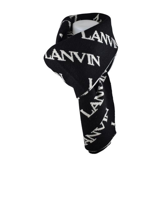Bufanda Lanvin de hombre de color Black