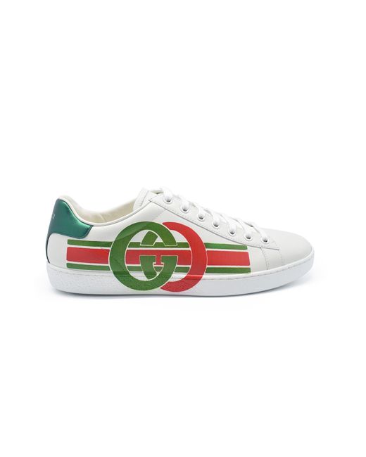 Gucci White New Ace Sneaker