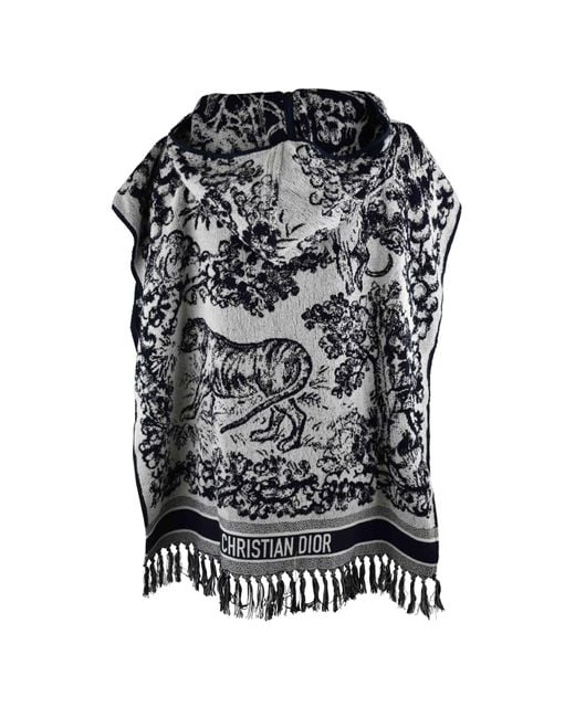 Poncho Dior de color Gray