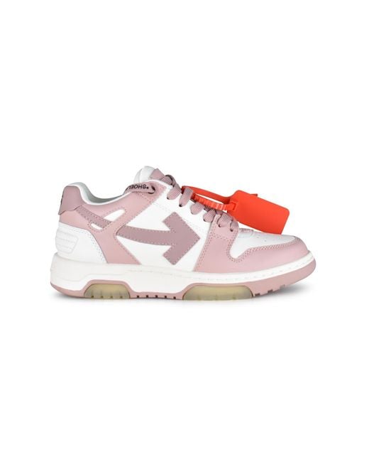 Off-White c/o Virgil Abloh Pink Out Of Office Sneakers