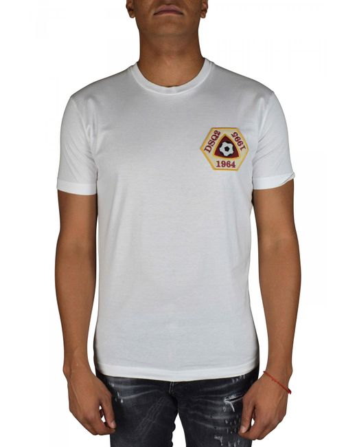 DSquared² White T-shirt for men