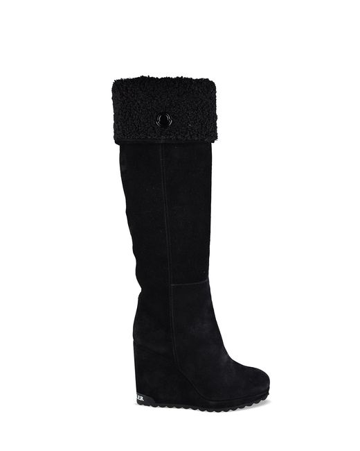Botas de cuña Moncler de color Black