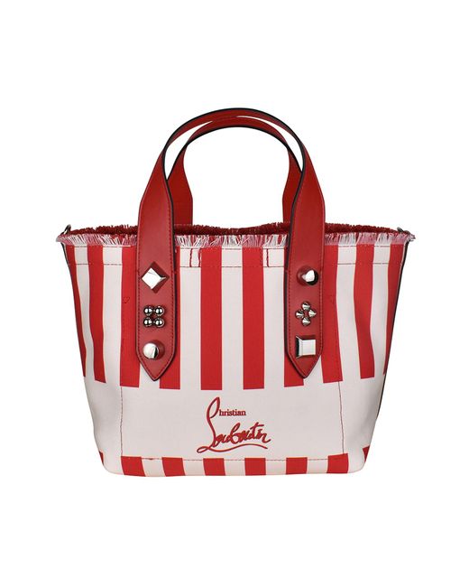 Christian Louboutin Red Frangibus Small Tote Bag