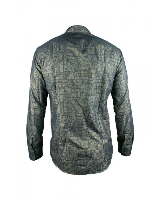 Camicia di Philipp Plein in Gray da Uomo
