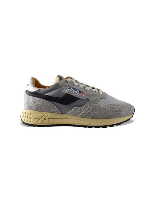 Autry Gray Sneakers Reelwind for men