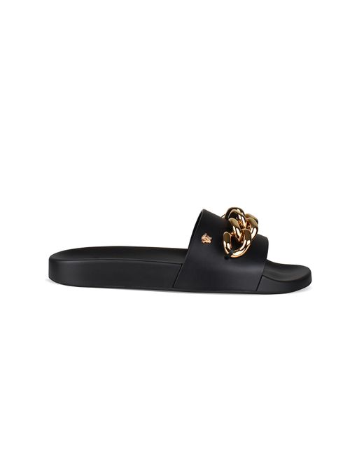 Claquettes Versace en coloris Black