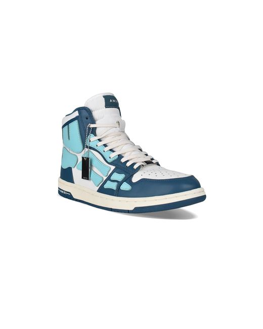 Amiri Blue Skel Top High Sneakers for men
