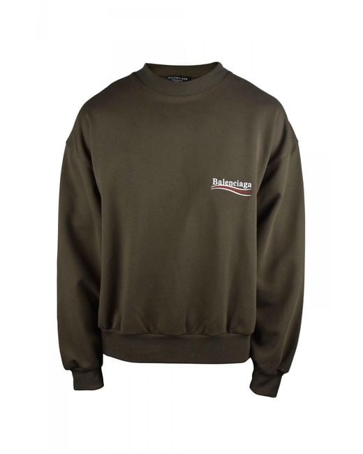 Balenciaga Sweatshirt in Green for Men Lyst UK