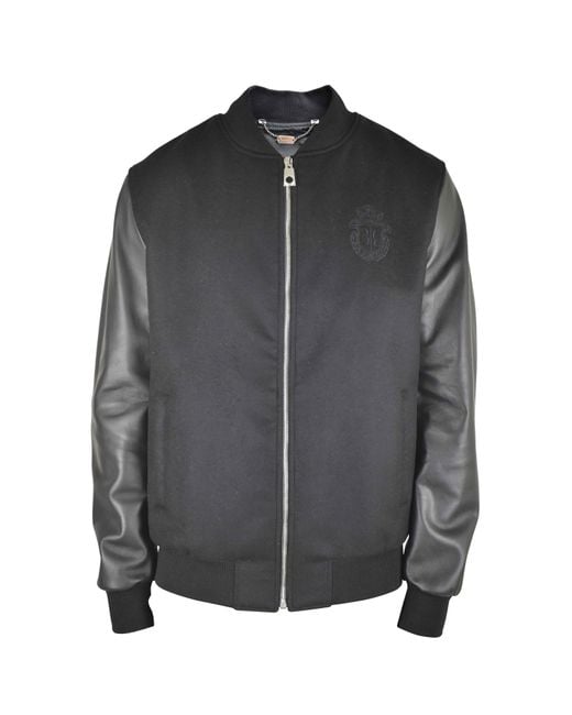 Billionaire Black Bomber Jacket for men