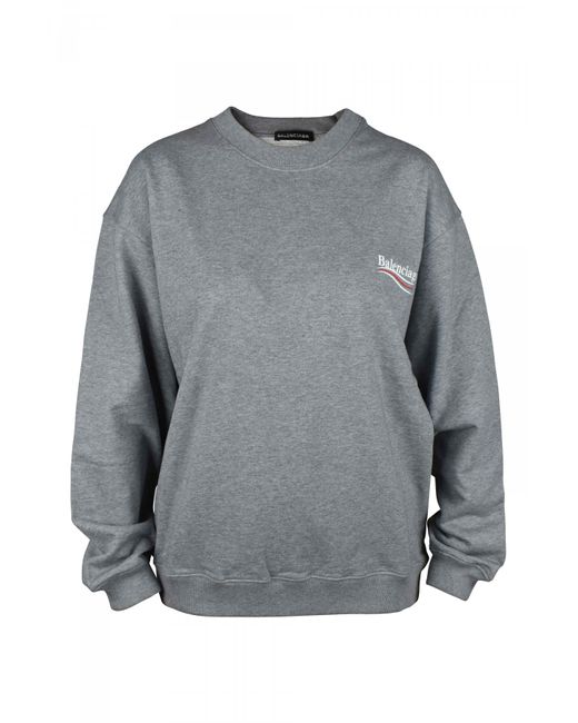 Balenciaga Gray Sweatshirt Political