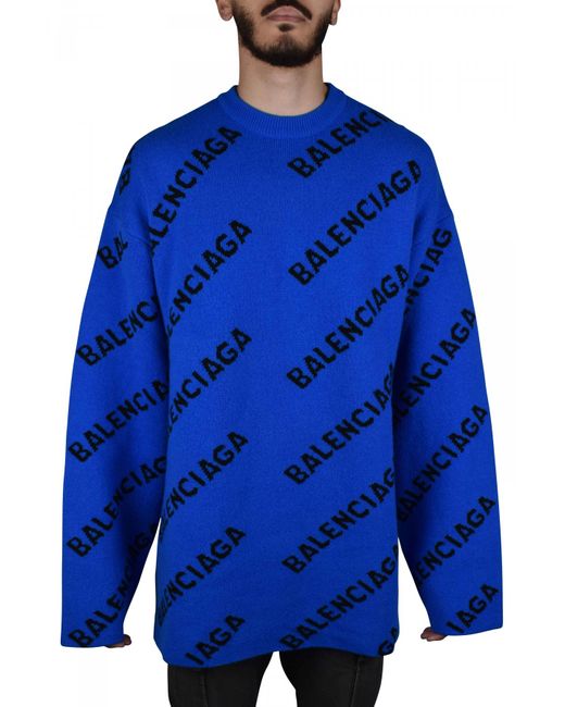 Balenciaga Blue Pullover