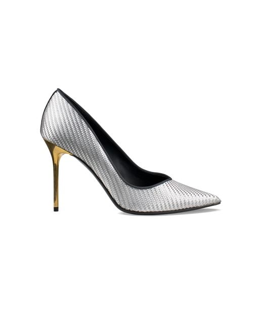 Balmain Metallic Pumps Ruby