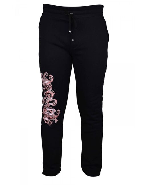 Amiri Blue Cotton Sweatpants With Graphic Branding