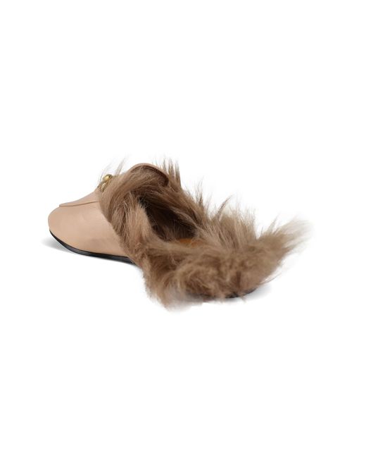Gucci Brown Princetown Mules