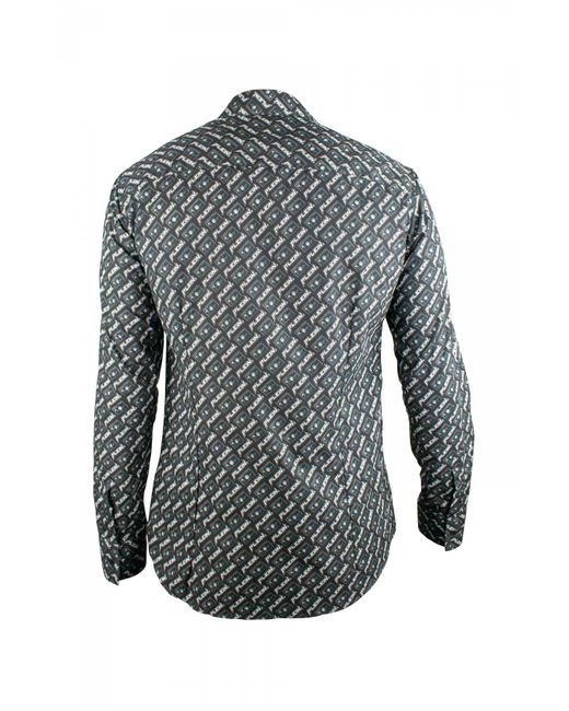 Philipp Plein Gray Shirt for men