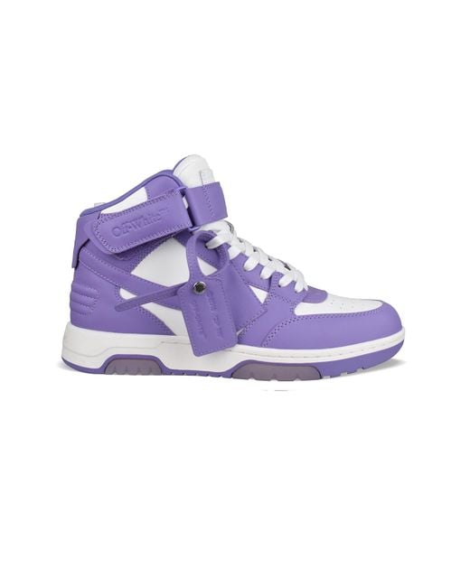 Off-White c/o Virgil Abloh Purple Off- Out Of Office Mid Sneakers for men